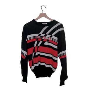 VNTG TYROLLA 80s wool blend crewneck sweater M